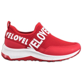 Weide Red Slipony Love röd