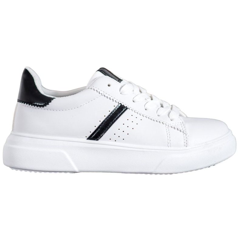 Renda Sneakers med svarta inlägg vit