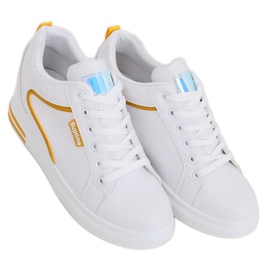 Vita NB337 Yellow wedge sneakers gul