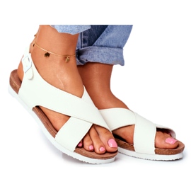 Sandaler för kvinnor Big Star White FF274623 vit