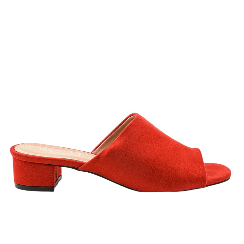 Röda högklackade sandaler 77-91