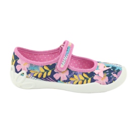 Befado barnskor 114X395 blå rosa mångfärgad
