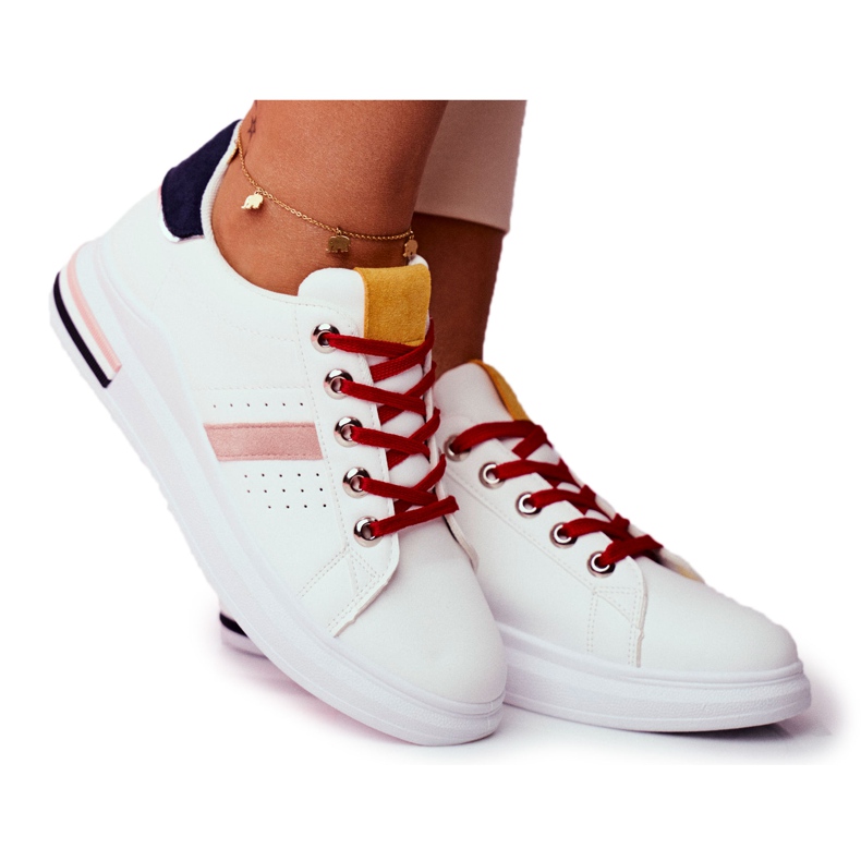 PS1 Kvinnors sportskor vita och marinblå Mirra mångfärgad