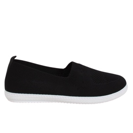 Svarta kvinnors sneakers ZK097 Nero