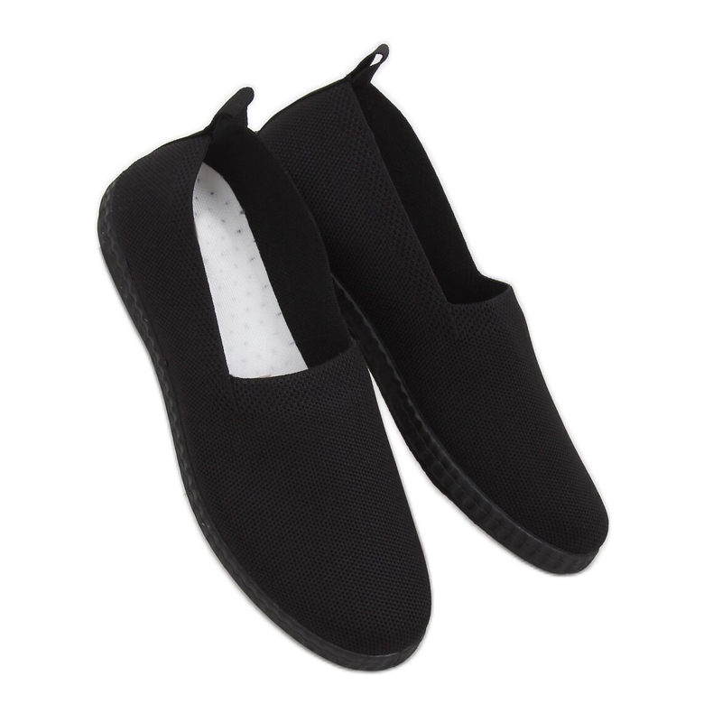 Svarta kvinnors sneakers ZK118 Nero