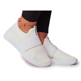 SEA Kvinnors sportskor Slip-on Light White La Fiesta vit