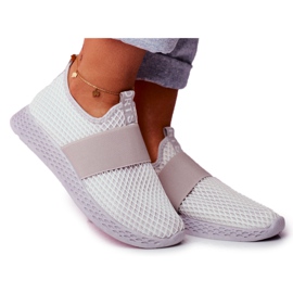 SEA Women's Sport Slip-on Light Grey La Fiesta grå