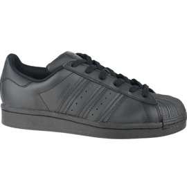 Adidas Superstar Jr FU7713 skor svart grå