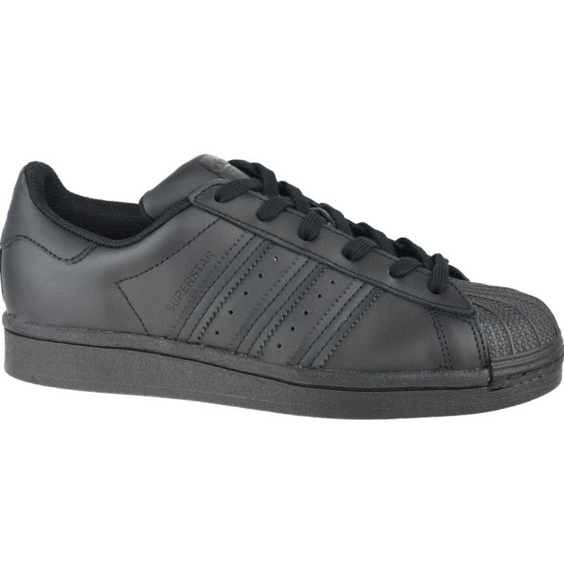 Adidas Superstar Jr FU7713 skor svart grå