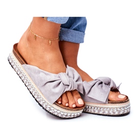 Dam Tofflor Grå Mortigo