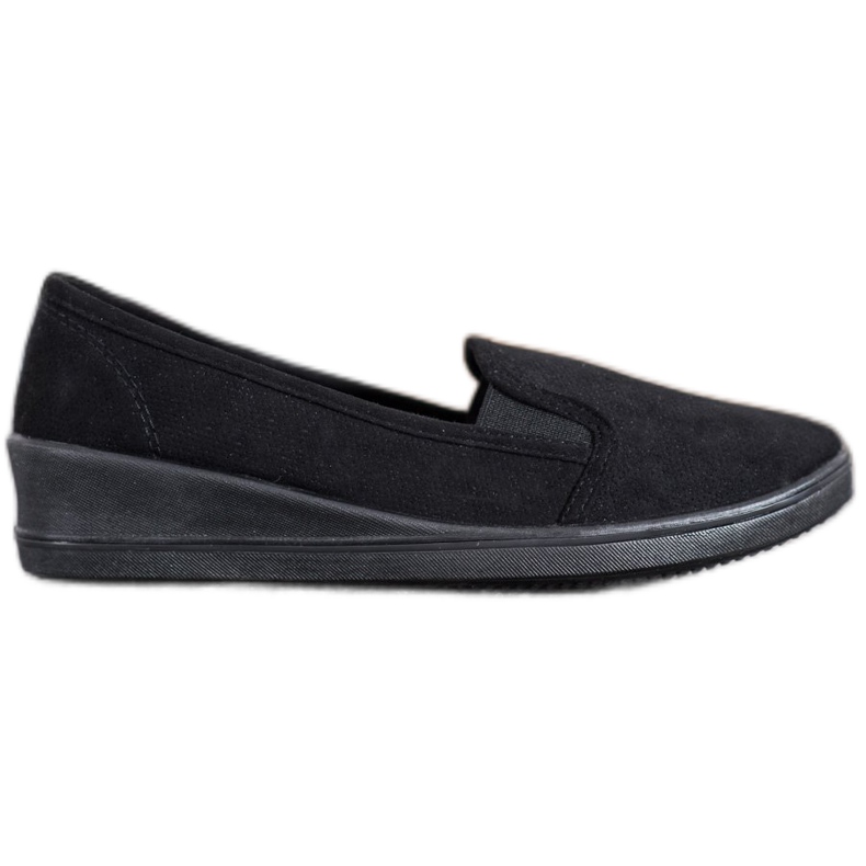 SHELOVET Slip-on mockaskor svart