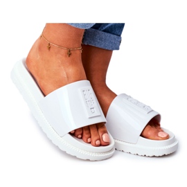 Kvinnors Big Star Tofflor på plattformen Vit FF274812