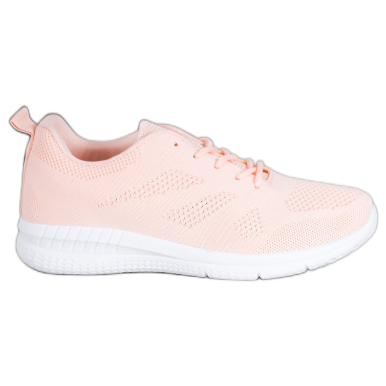 Renda Openwork sportskor rosa