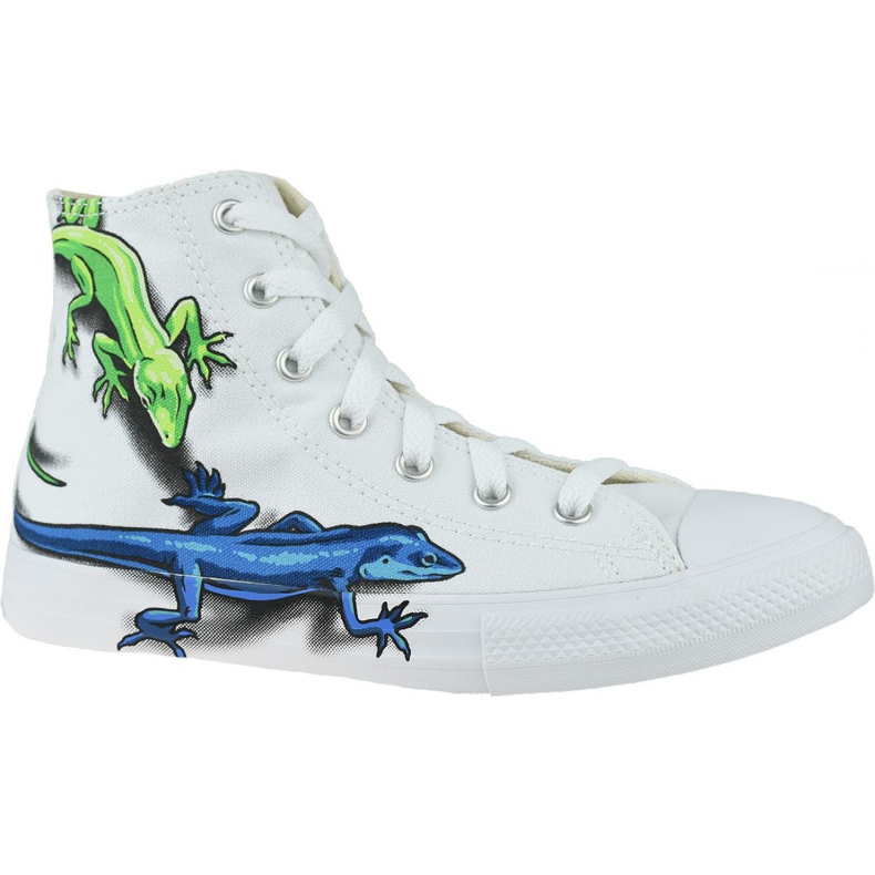 Converse Lizards Chuck Taylor All Star High Kids 667943C vit grå