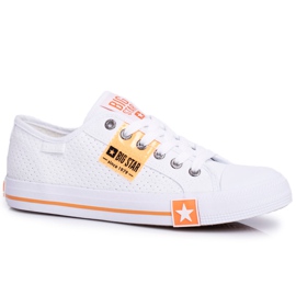 Dam Sneakers Big Star Openwork White FF274035 vit
