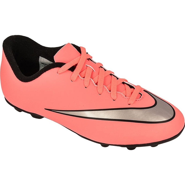 Nike Mercurial Vortex Ii FG-R Jr 651642-803 fotbollsskor mångfärgad rosa