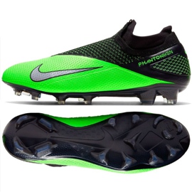 Nike Phantom Vsn 2 Elite Df Fg M CD4161 036 fotbollsskor grön flerfärgad