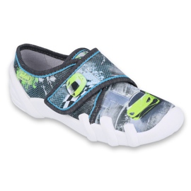 Befado barnskor 273X284 grå grön