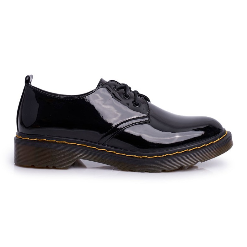 SEA Women's Brogues Lacquered Black Gör det bättre! svart