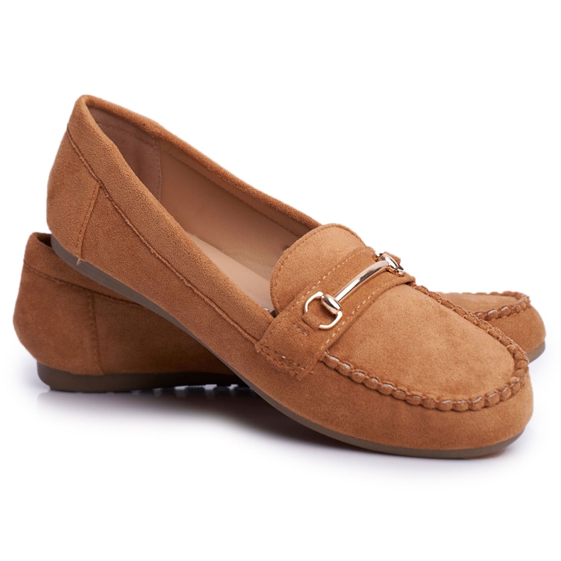 BUGO Dam Loafers Mocka Camel Dive brun