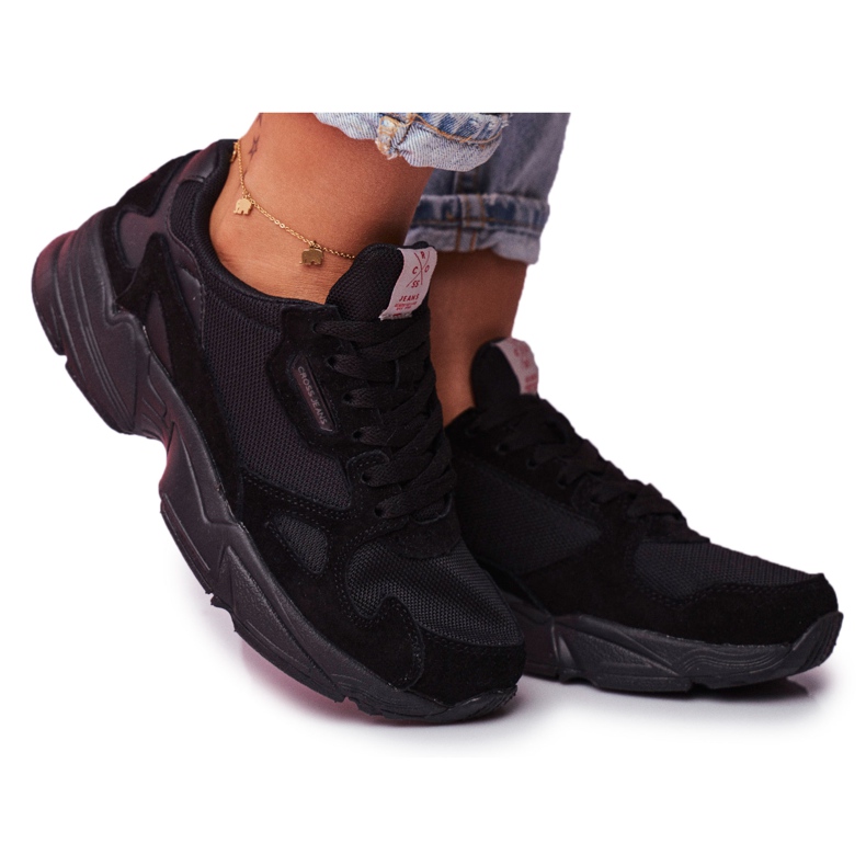 Kvinnors sportskor Cross Jeans Svart FF2R4138C