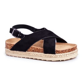 Barnsandaler Big Star Black FF374168 svart