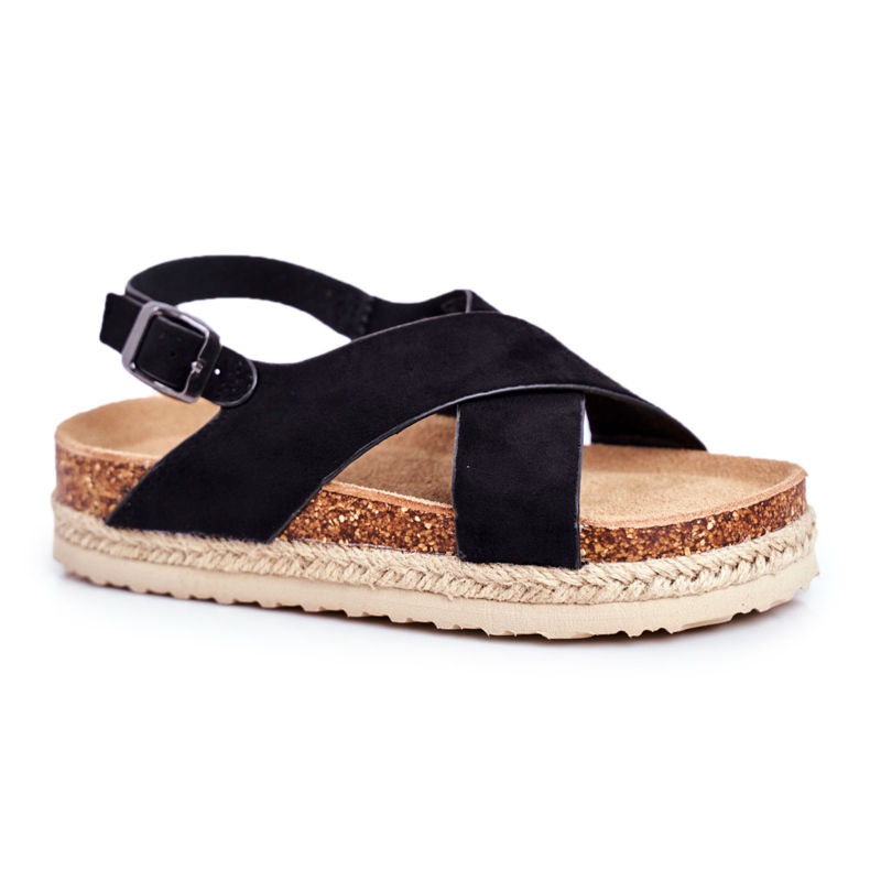 Barnsandaler Big Star Black FF374168 svart