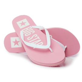 Dam Tofflor Flip-flops Big Star Pink FF274A319 rosa