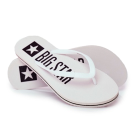 Dam Tofflor Flip-flops Big Star White FF274A320 vit