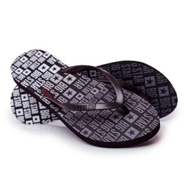 Dam Tofflor Flip-flops Big Star Black FF274A303 svart