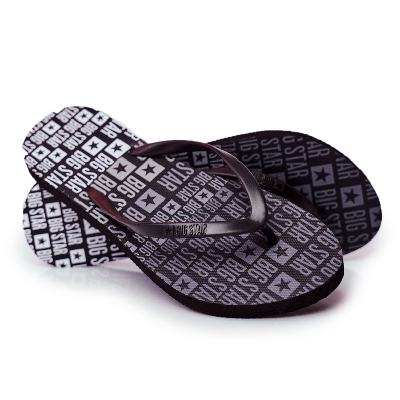 Dam Tofflor Flip-flops Big Star Black FF274A303 svart