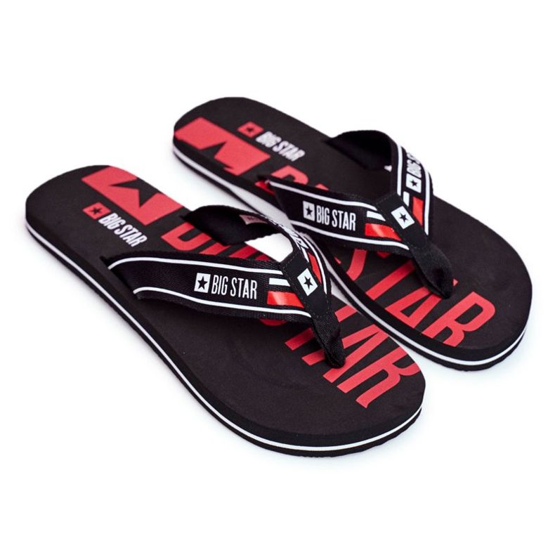 Herr Tofflor Flip-flops Big Star Black FF274A450 svart