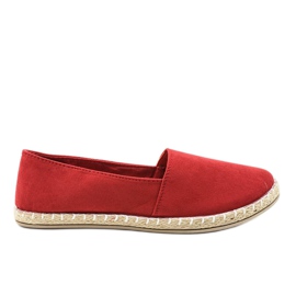 Röda slip-on espadriller Y16-5