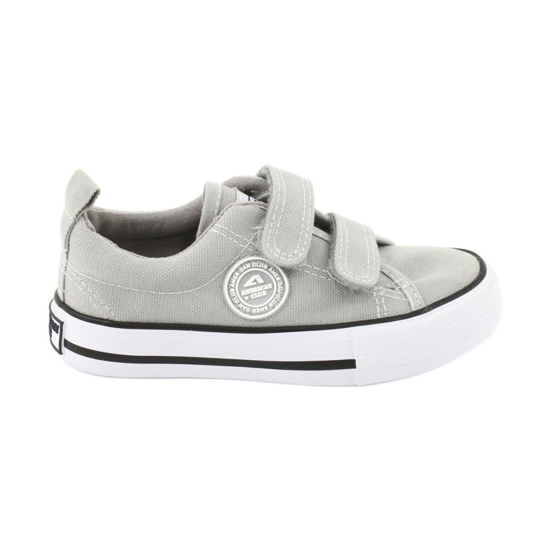 American Club Grå amerikanska LH39 kardborreskor