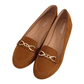 Kvinnors loafers kamel 2S2018-157 Kamel brun