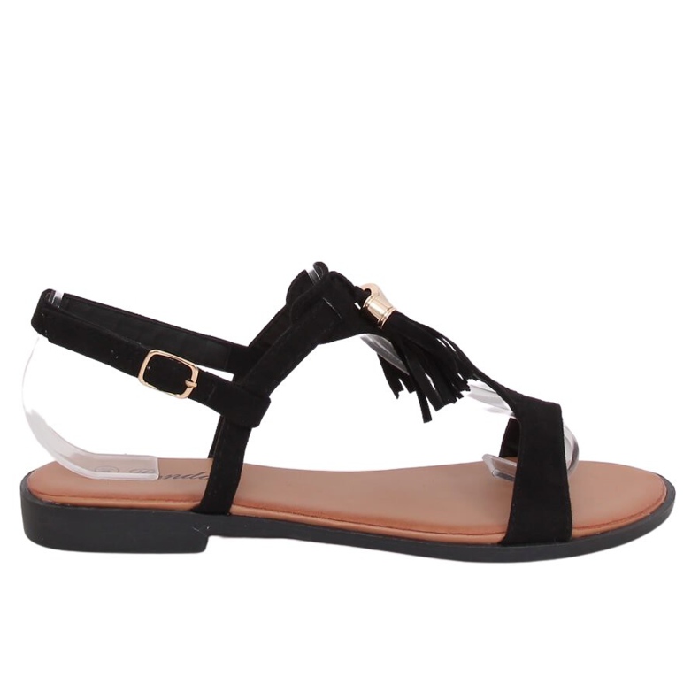 Svarta damsandaler 222-30 Svart