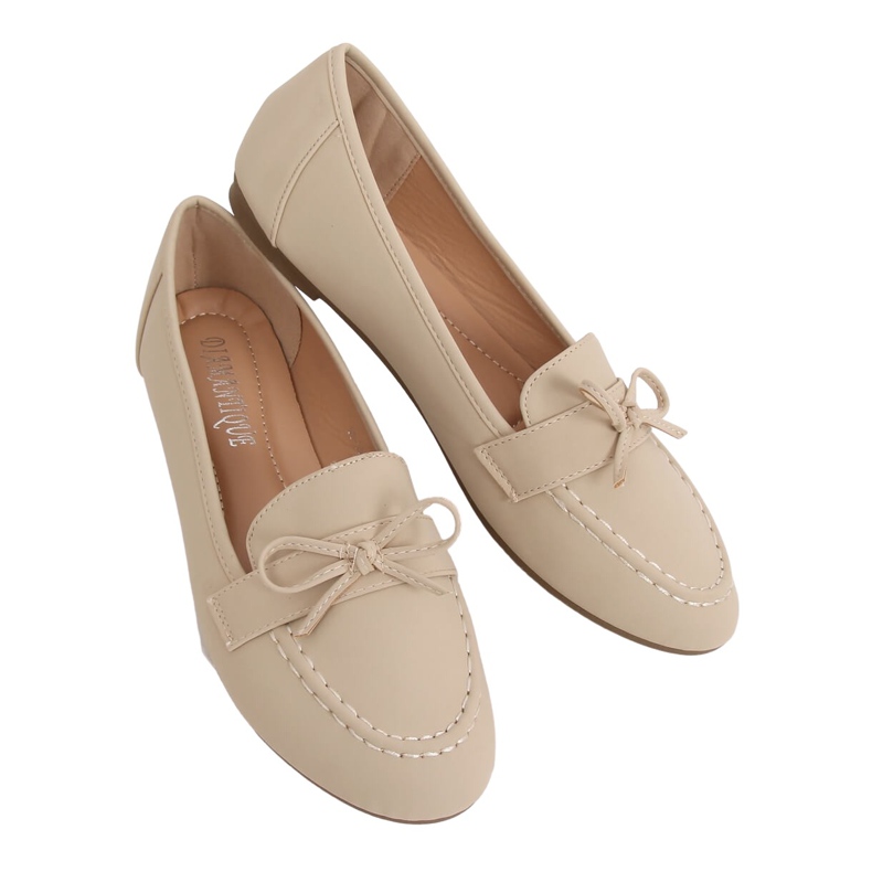 Dam beige loafers 98-30 Beige