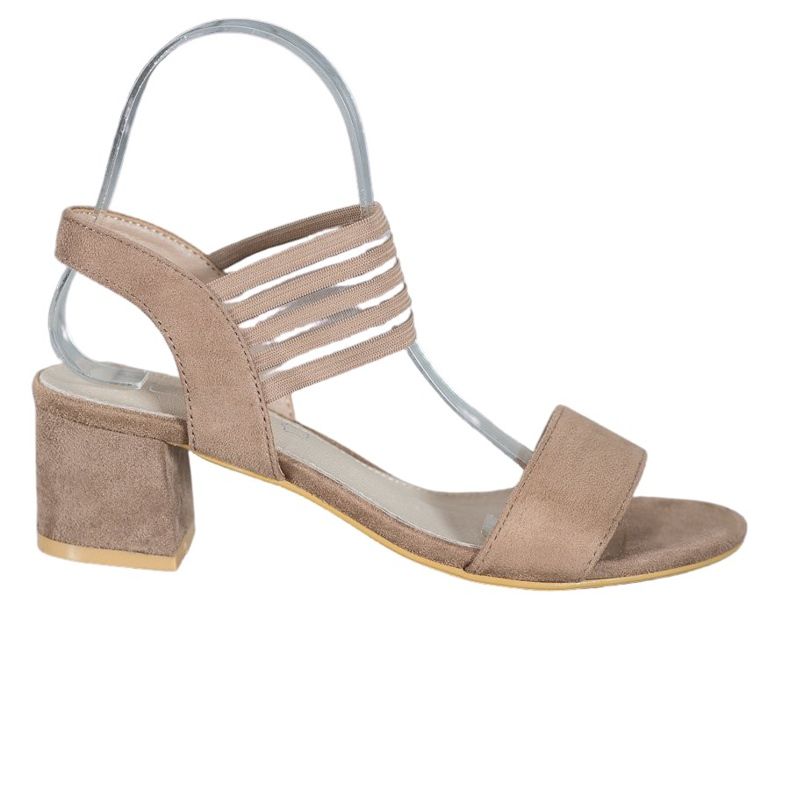 Filippo Slip-on sandaler på ett inlägg brun