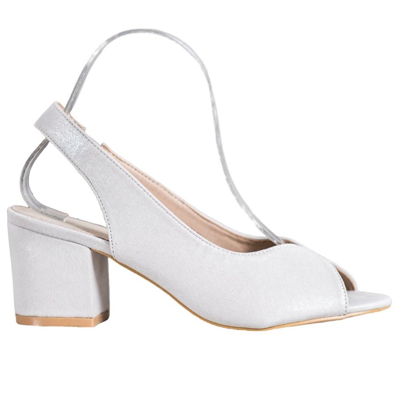 Filippo Casual högklackade sandaler grå