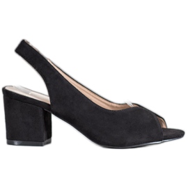 Filippo Casual högklackade sandaler svart