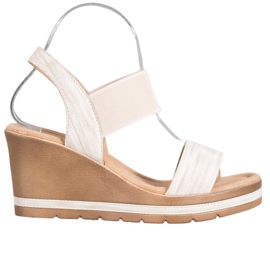 Sea Elves Snygga kilsandaler brun