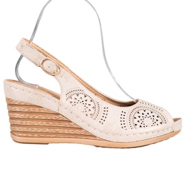 Evento Sandaler med ekologiskt läder brun