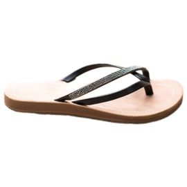 Sea Elves Eleganta svarta flip-flops