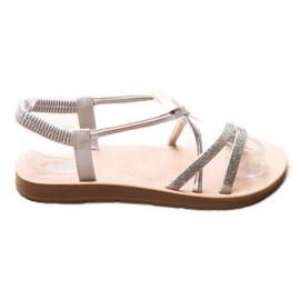 Sea Elves Sandaler med silverprydnader grå