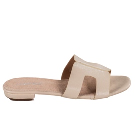 SHELOVET Klassiska Eco Leather Tofflor brun