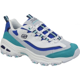 Skechers D'Lites Andra chansen W 13146-WBL vit blå mångfärgad