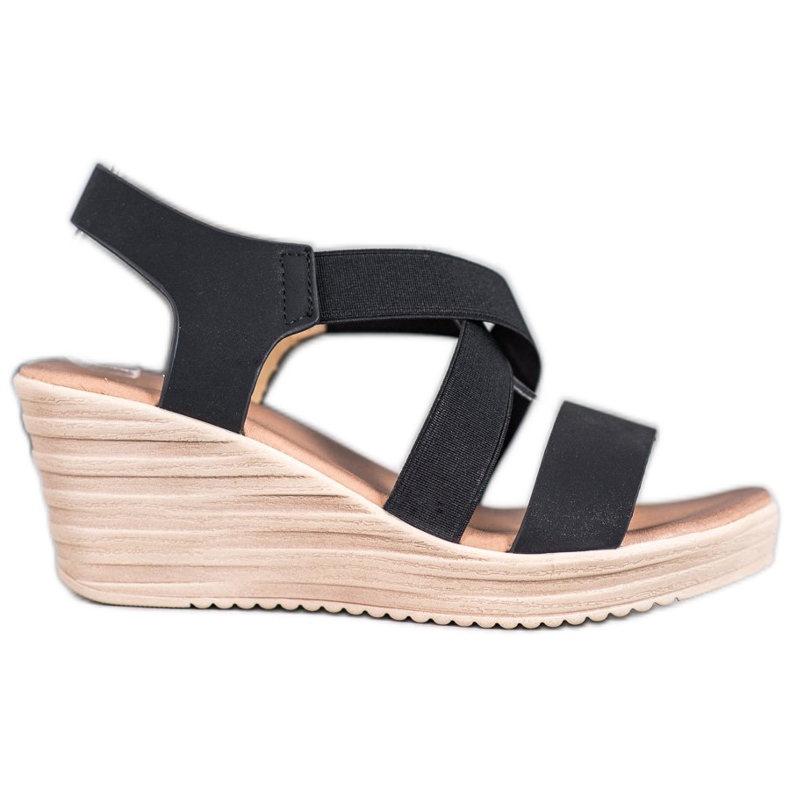 Sea Elves Casual Slip On Sandals svart