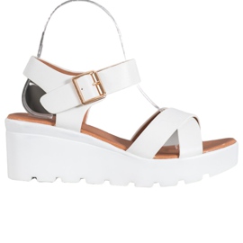 Weide Trendiga sandaler vit