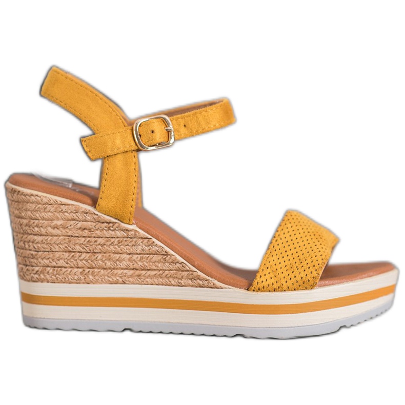 Weide Moderiktiga mockakilor gul