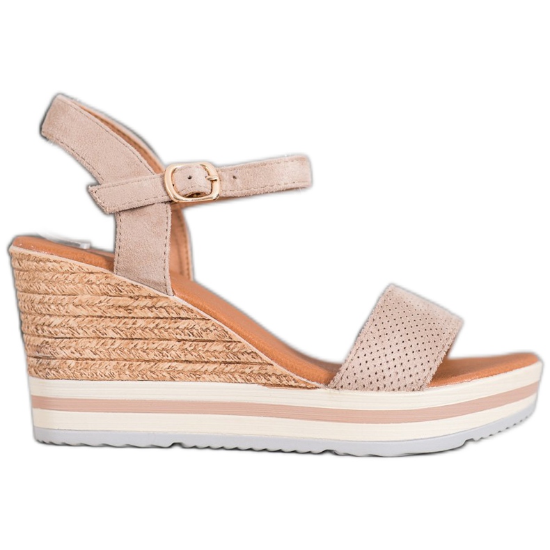 Weide Moderiktiga mockakilor beige